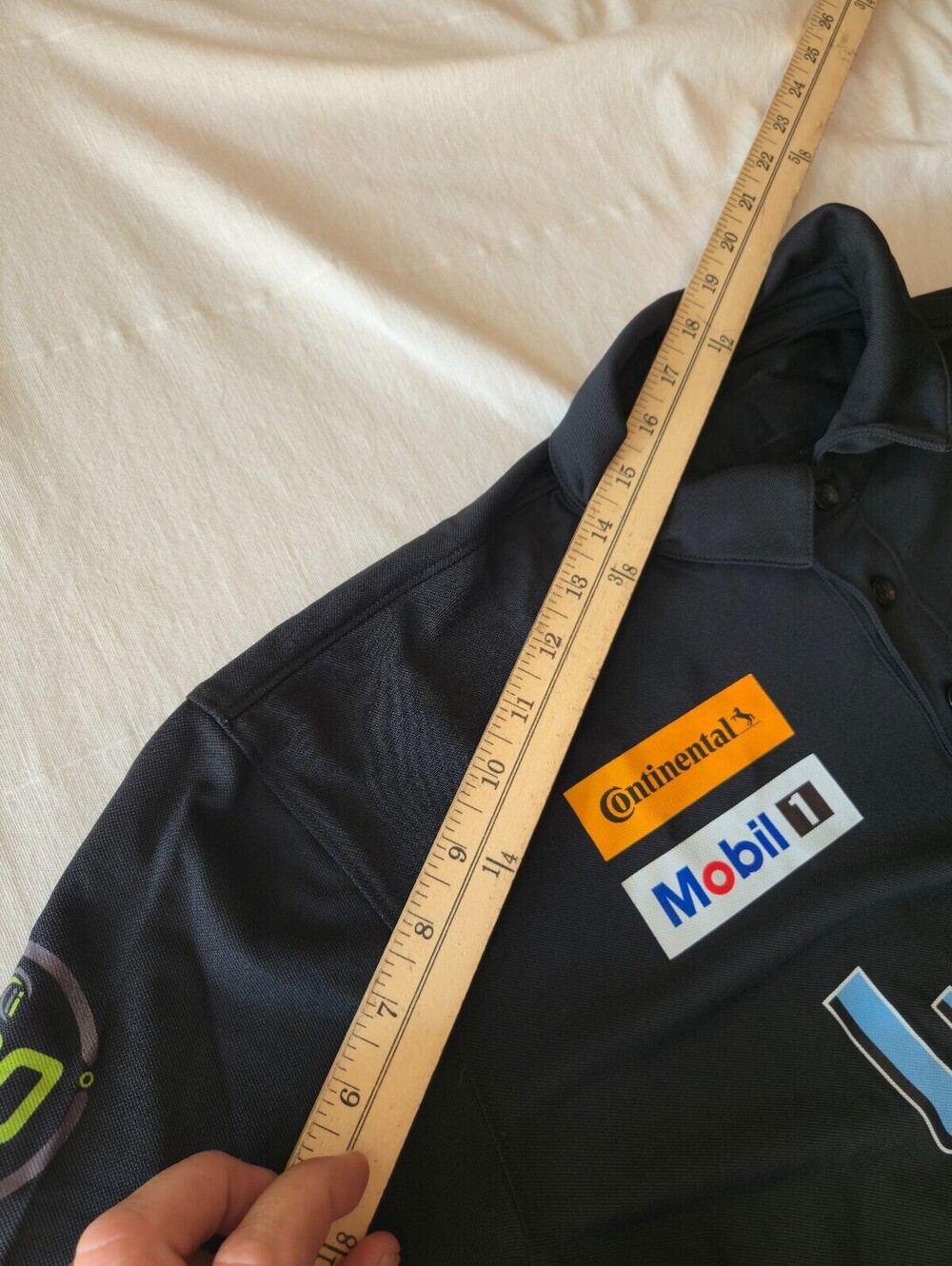 Toyota Racing Lucas Racing Black Polo Shirt Size Large - Picture 5 of 9